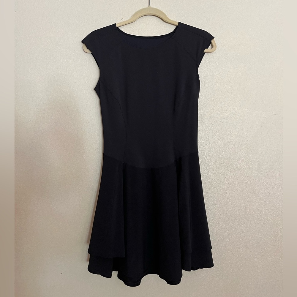 Lululemon Everlux Mesh-Back Dress in Black Size 6